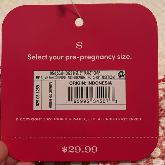 Isabel Maternity summer dress red polka dot float maxi - Picture 3 of 3